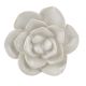 White Flower Ceramic Cabinet Knobs